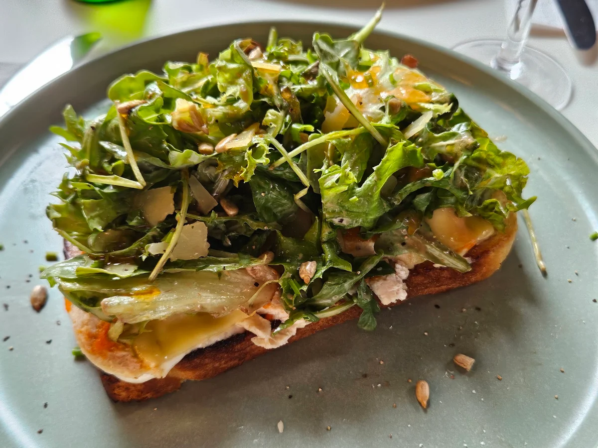 Roast Chicken Tartine, Bibi Bistro