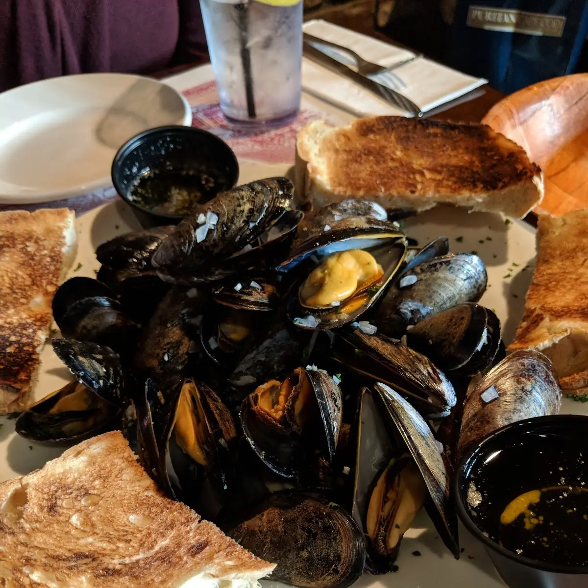 Steamed Mussels