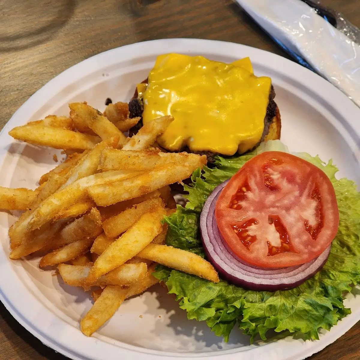 Burger with Fries