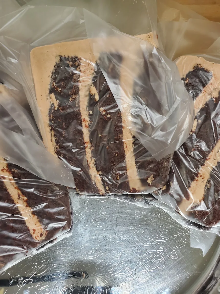 Chocolate Cake with Peanut Butter Icing