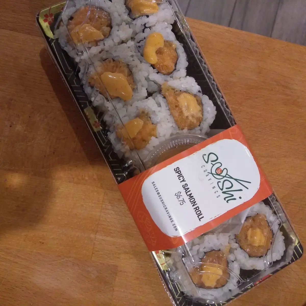 Spicy Salmon Sushi Roll