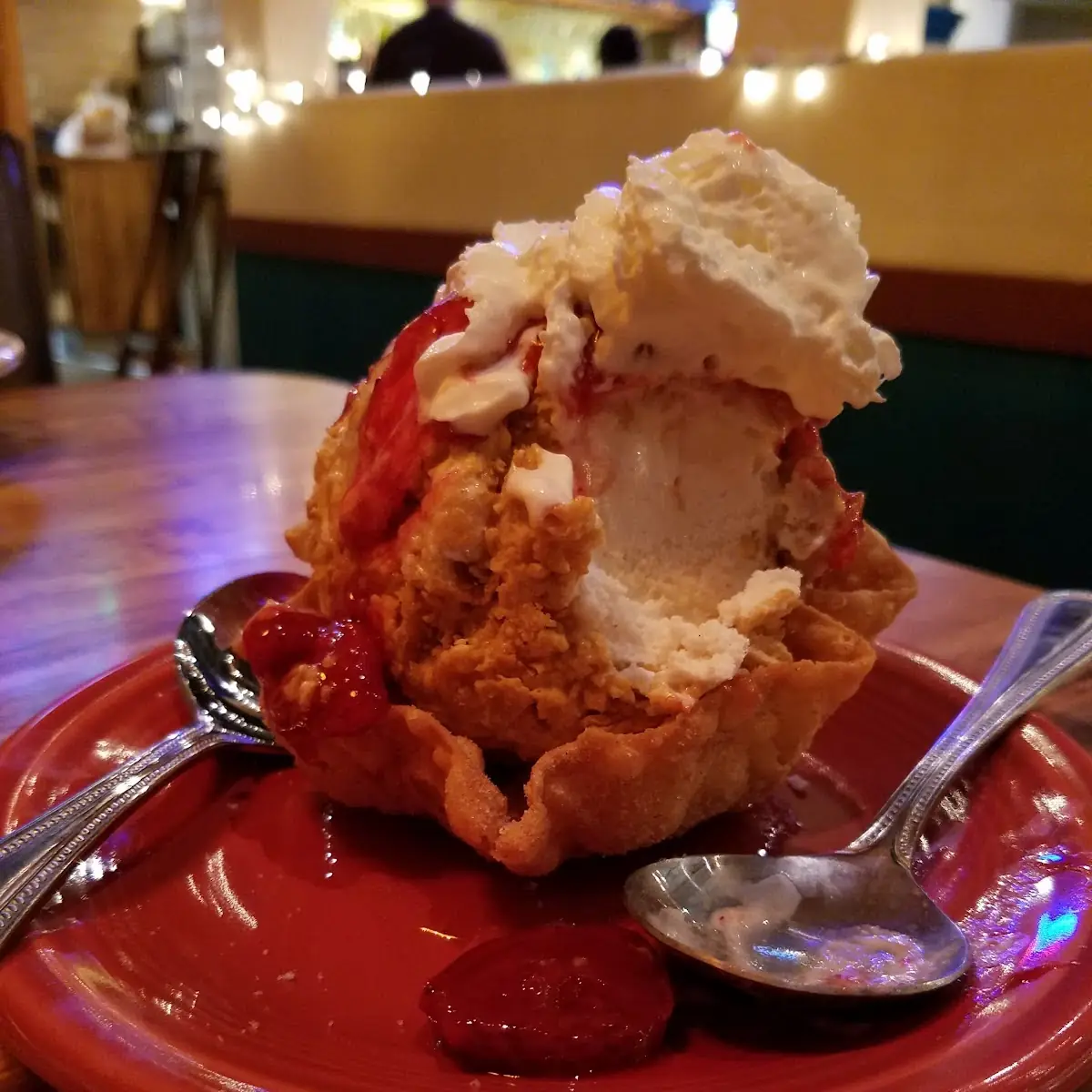 Strawberry Fried Ice Cream