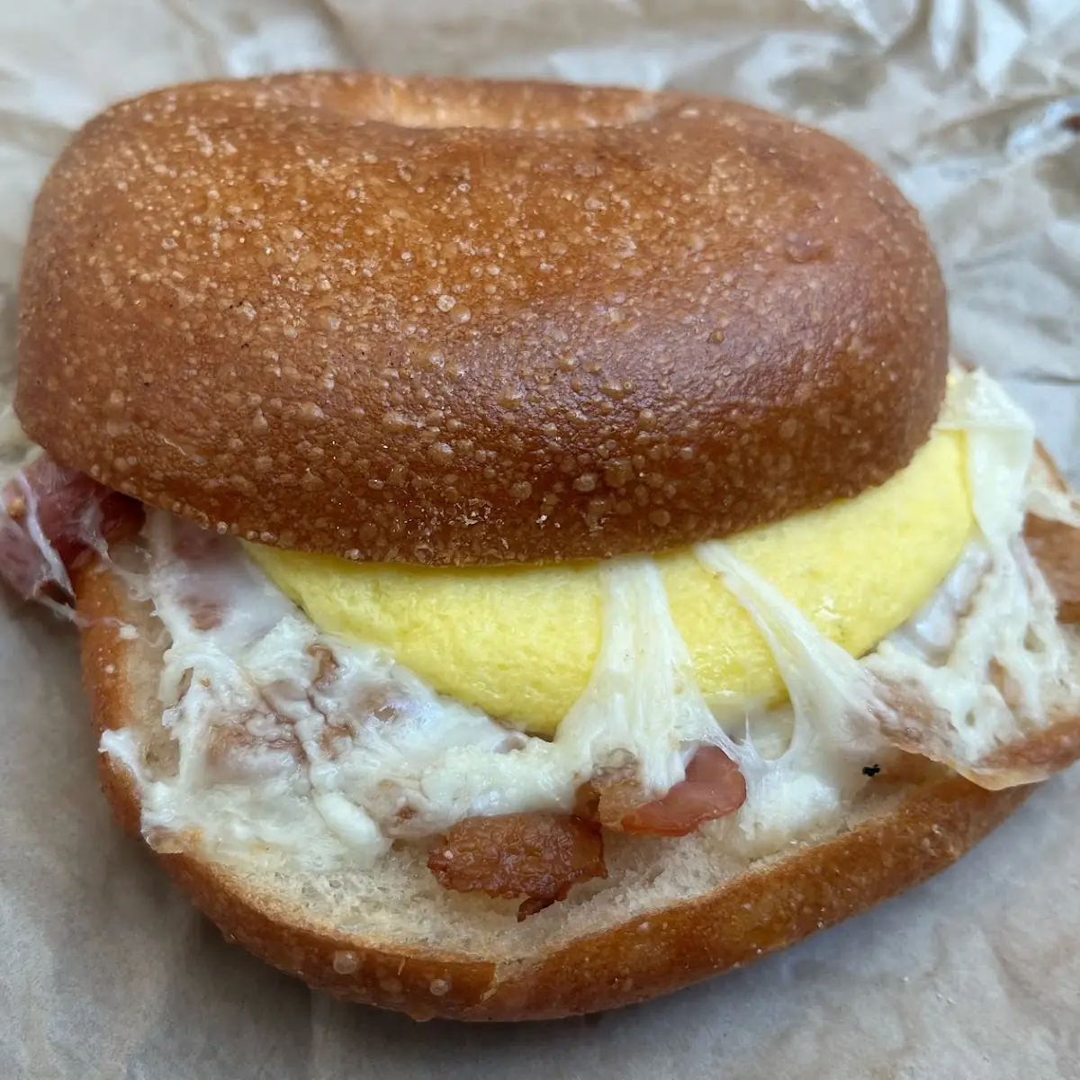 Bacon Egg Cheese Bagel