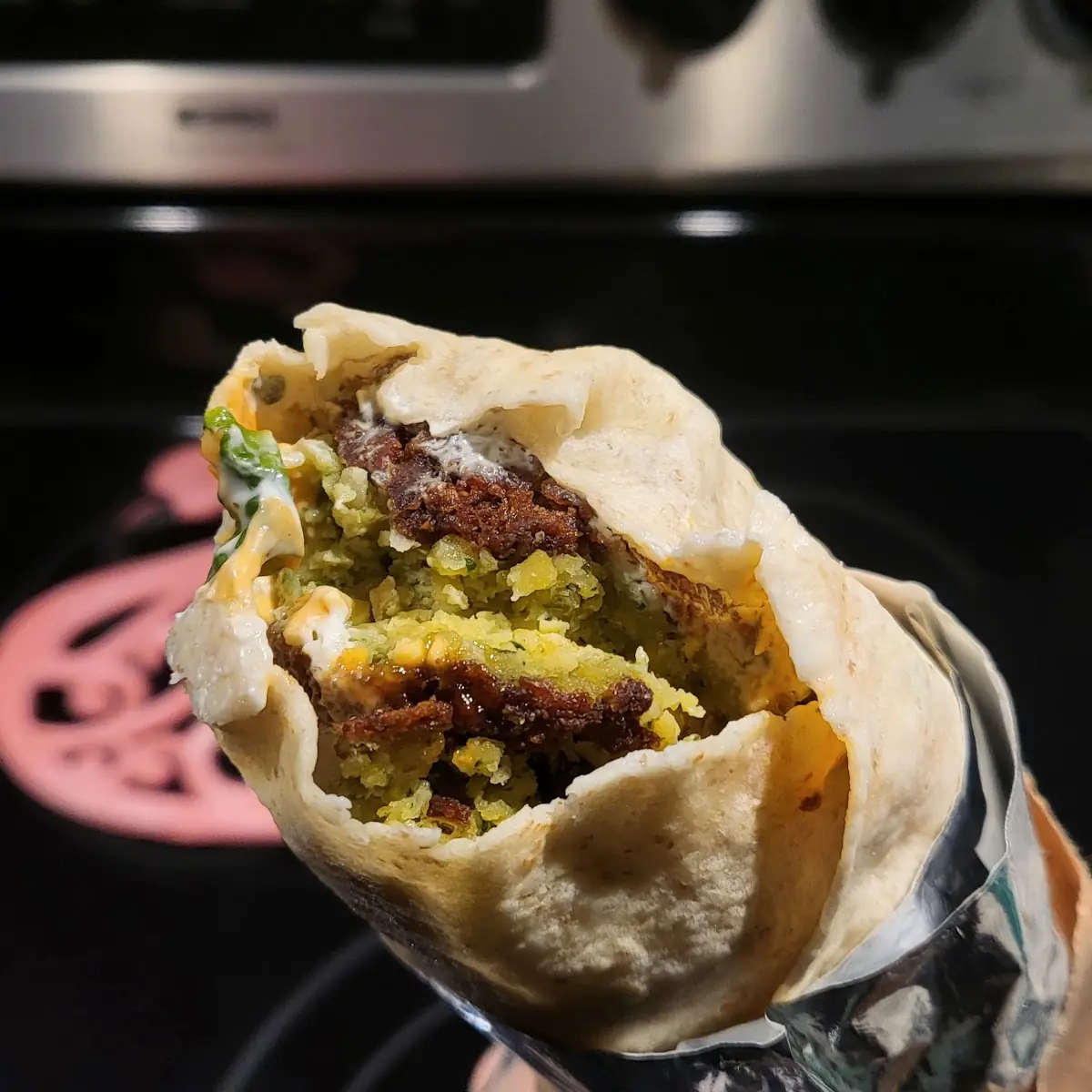 SMALL CHICKEN SHAWARMA CAESAR WRAP