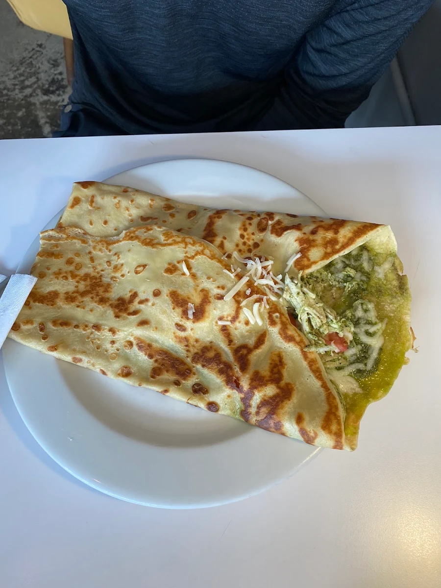 Chicken Pesto Crepe