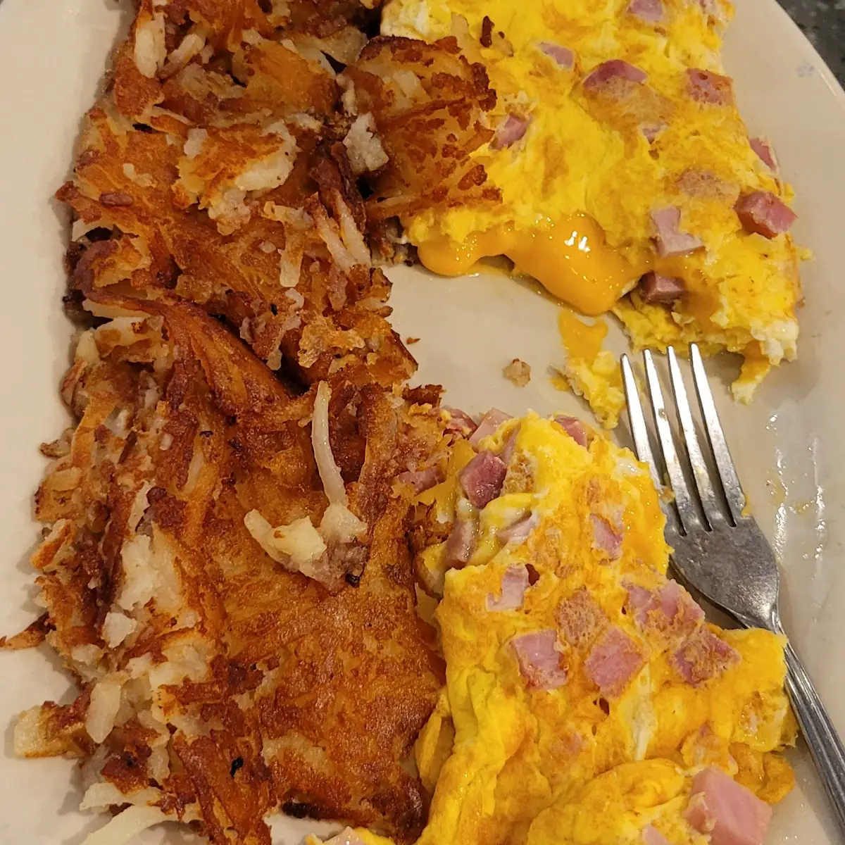 Ham and Cheese Omelette