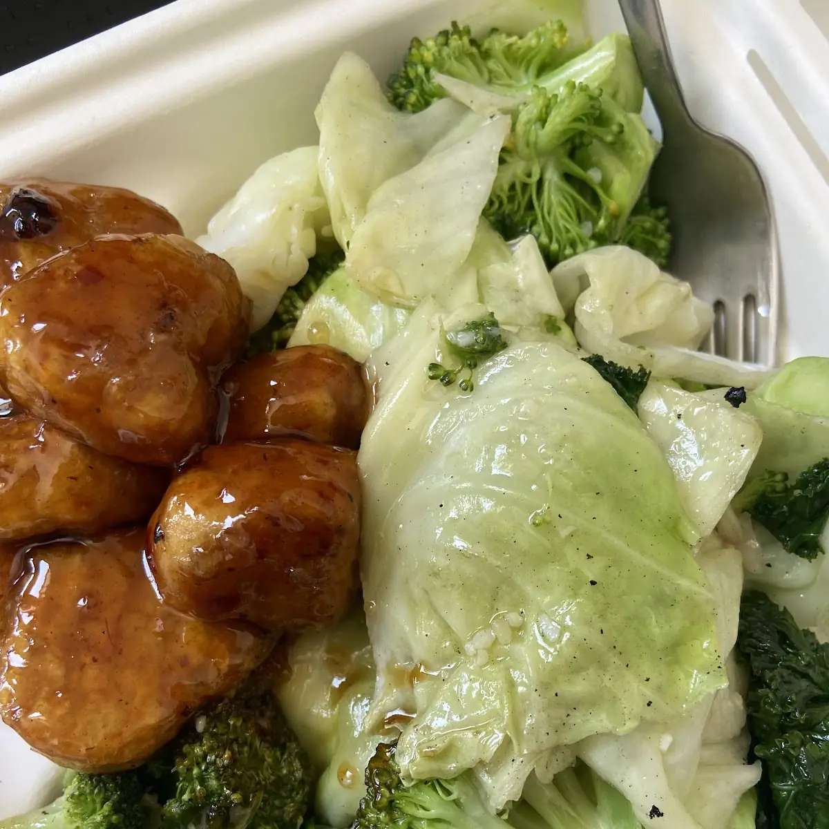 Beyond Meat Orange Chicken and Super Greens