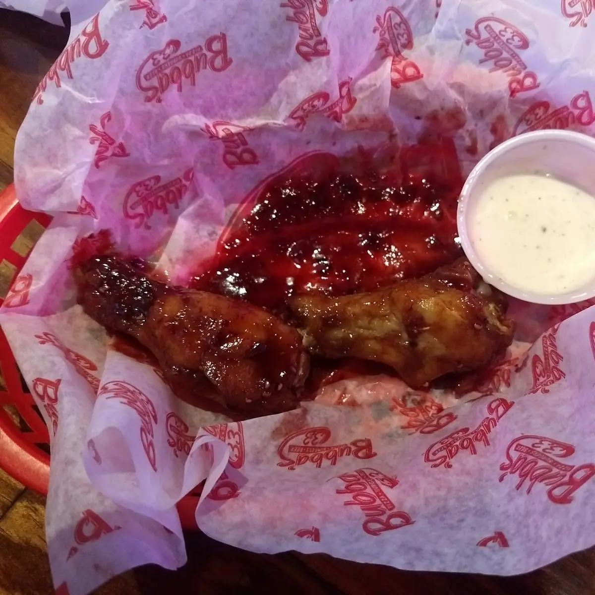 Boneless BBQ Wings with Ranch