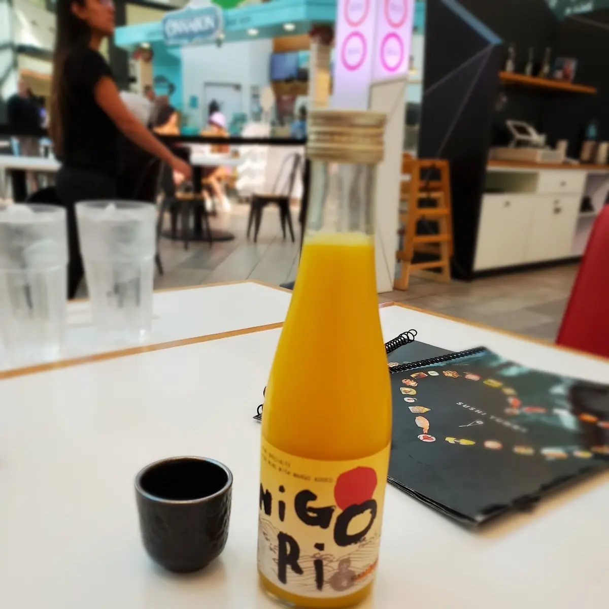 Nigori Mango Sake Nigiri Sake