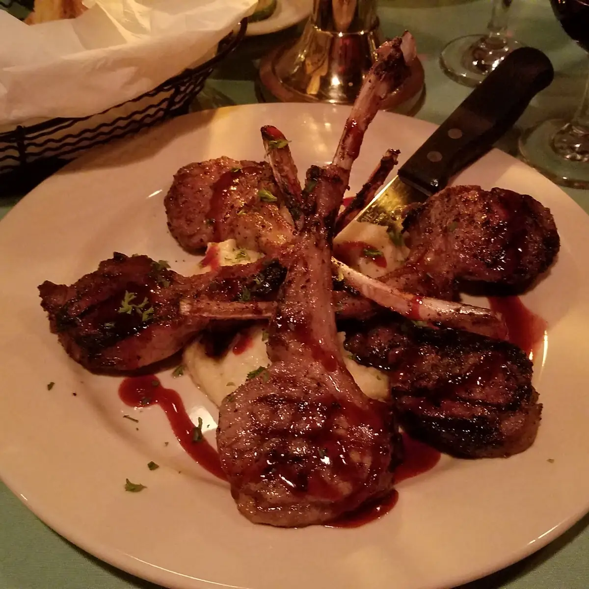 Raspberry Lamb Chops
