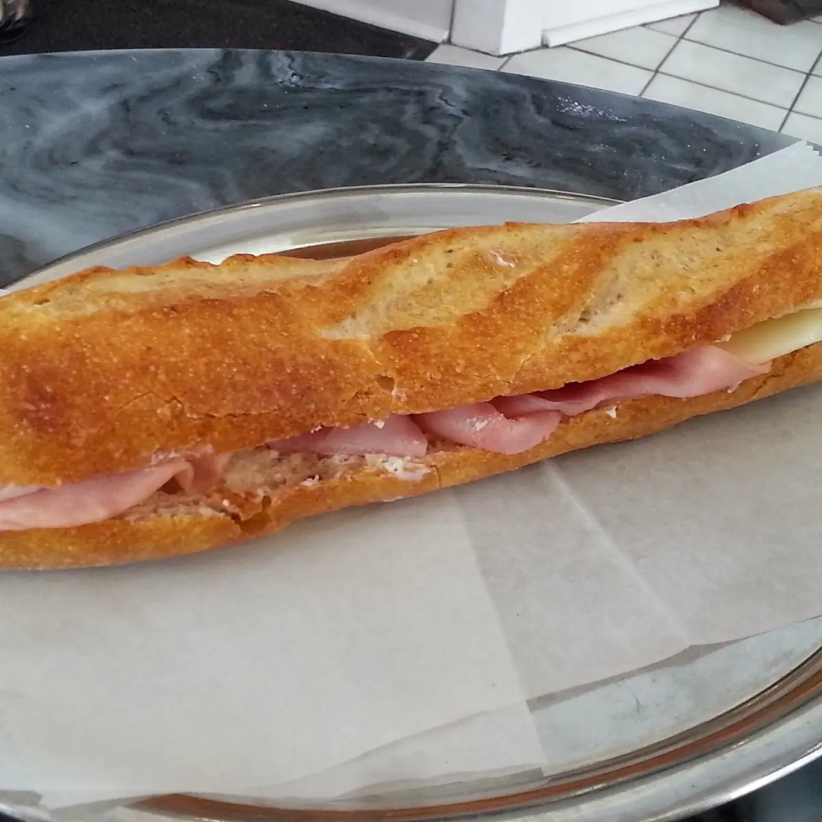 Ham Sandwich French Baguette