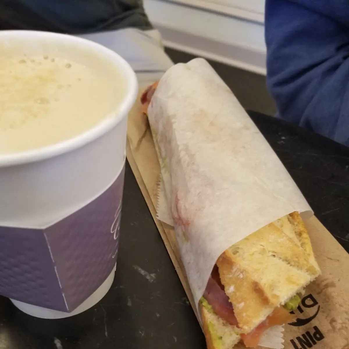 Smoked Salmon Baguette
