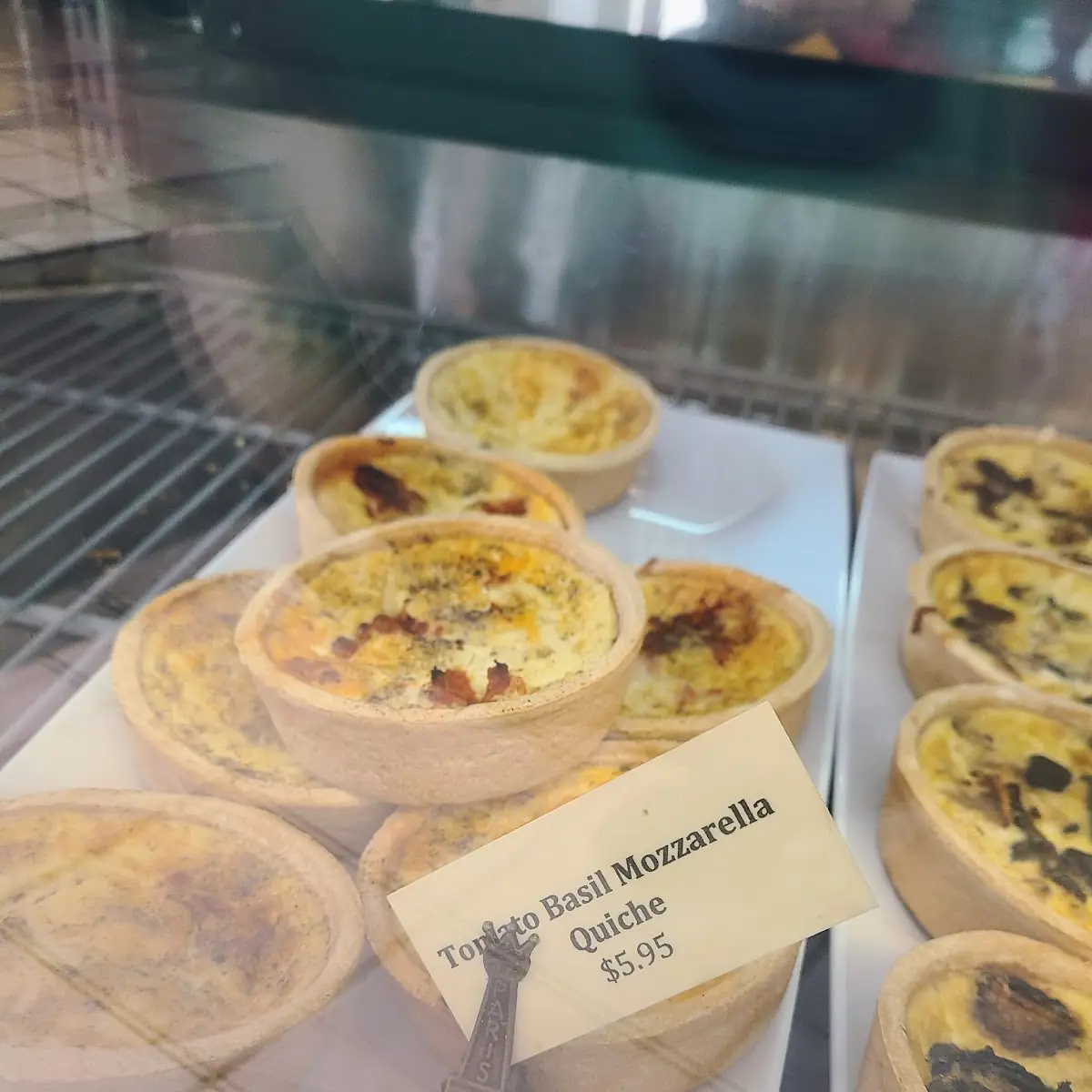 Tomato Basil Mozzarella Quiche