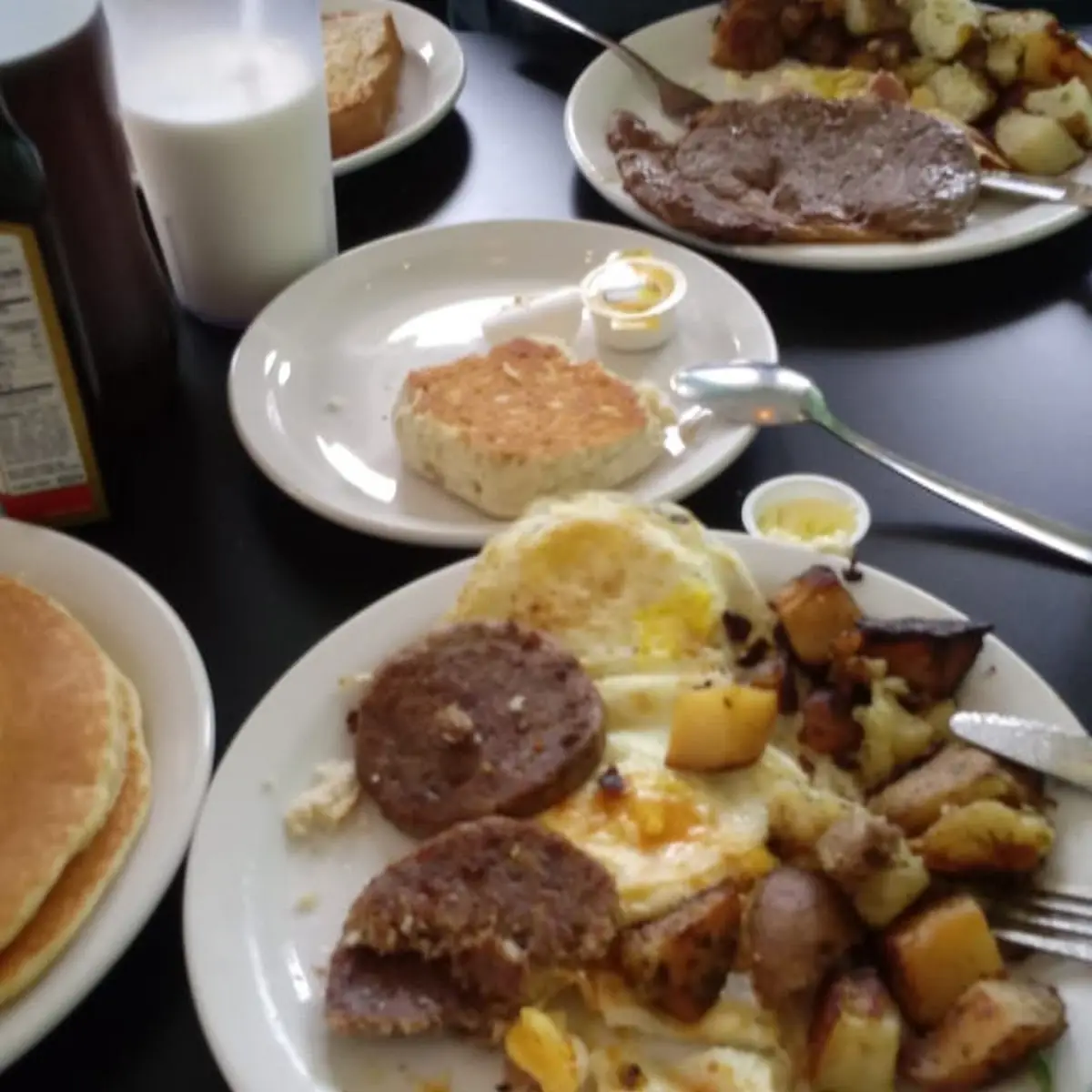 Egg and Sausage Biscuit