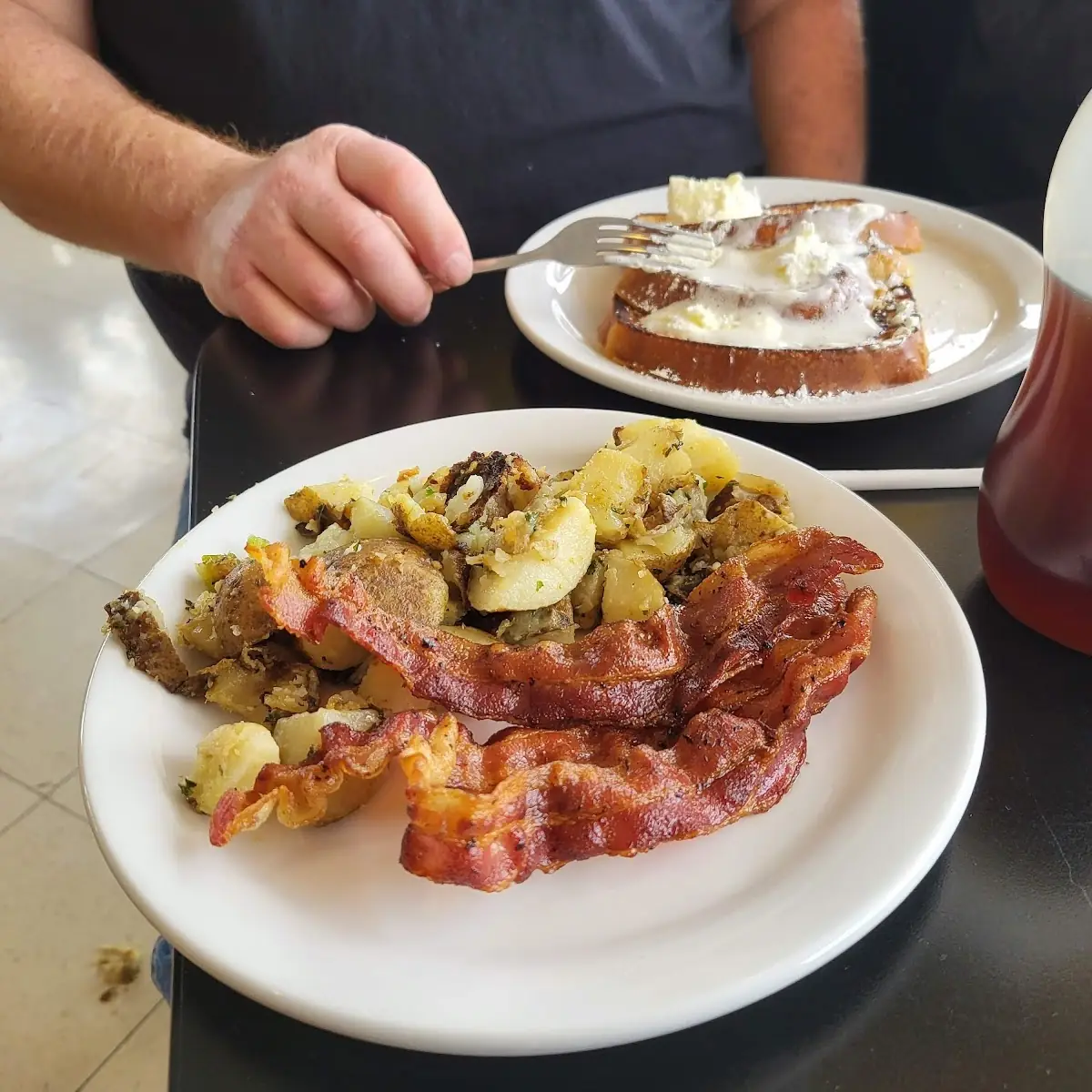 French Toast Potatoes Bacon