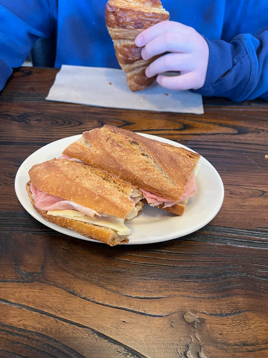 Ham on Baguette