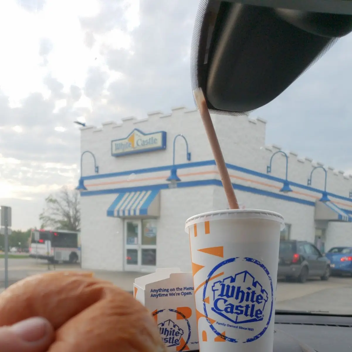 Cheeseburger and Chocolate Milkshake
