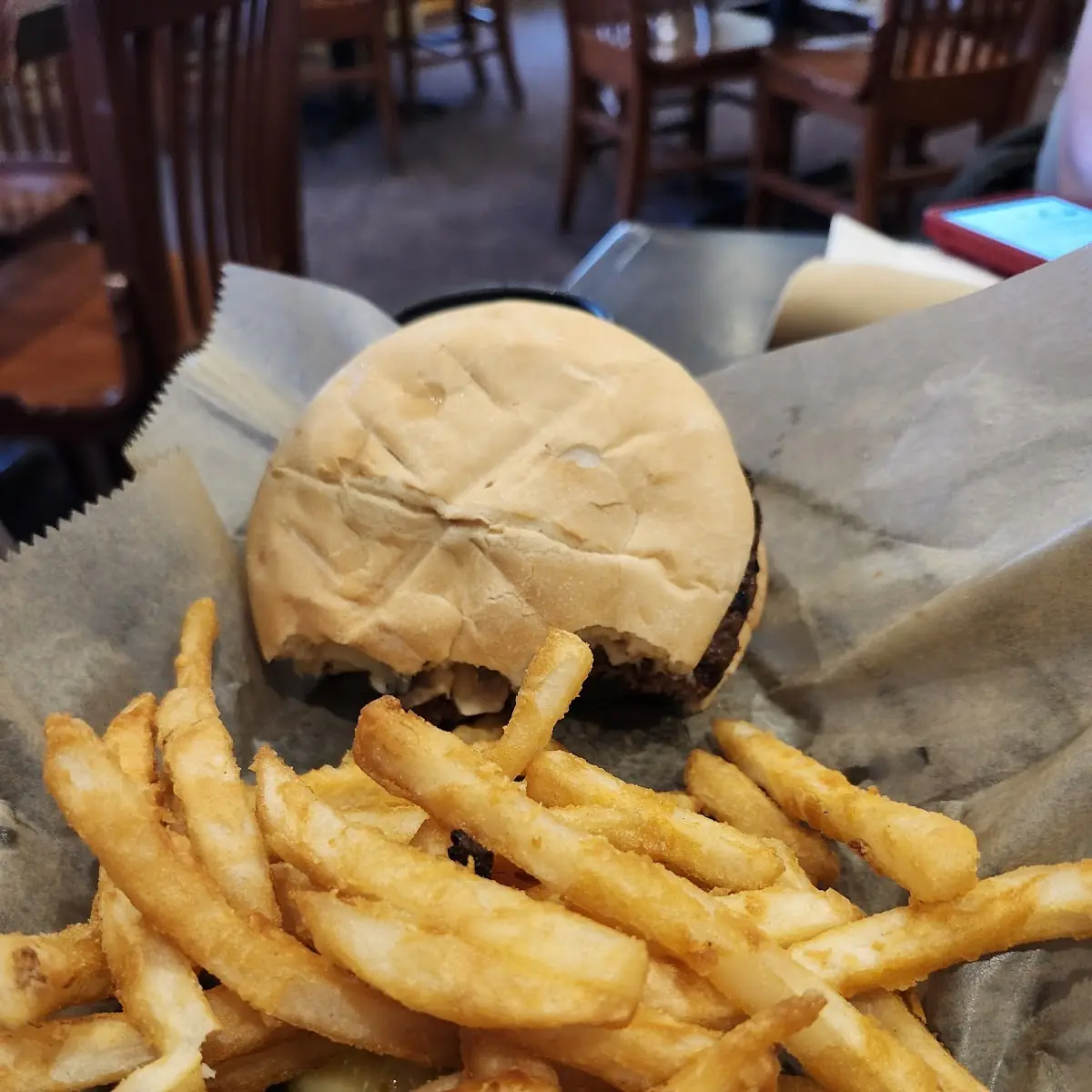 Swiss Burger & Fries
