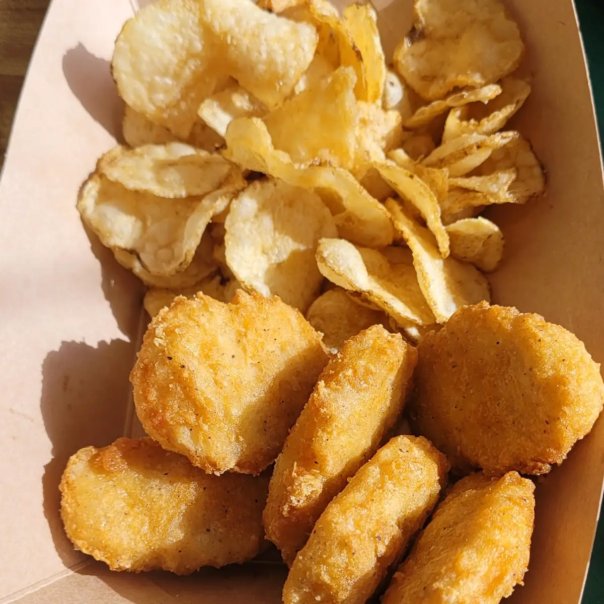 Chicken Nuggets and Chips
