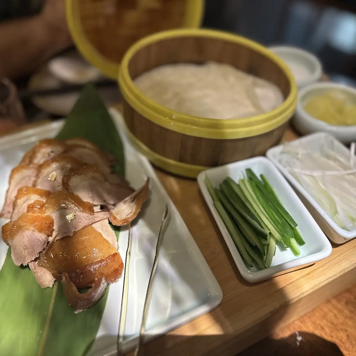 Steamed Dumplings and Duck Wraps