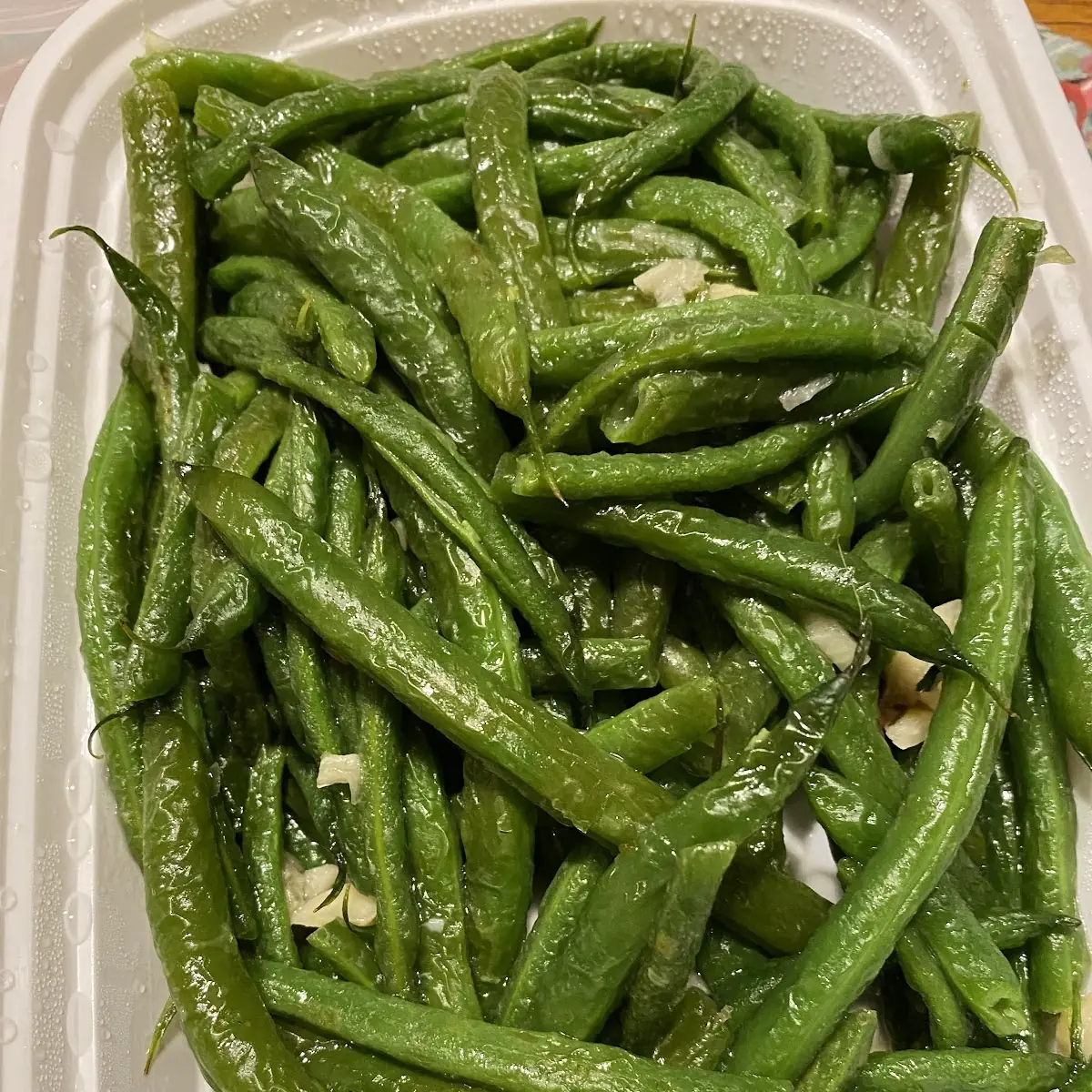 Dried Sauteed String Beans