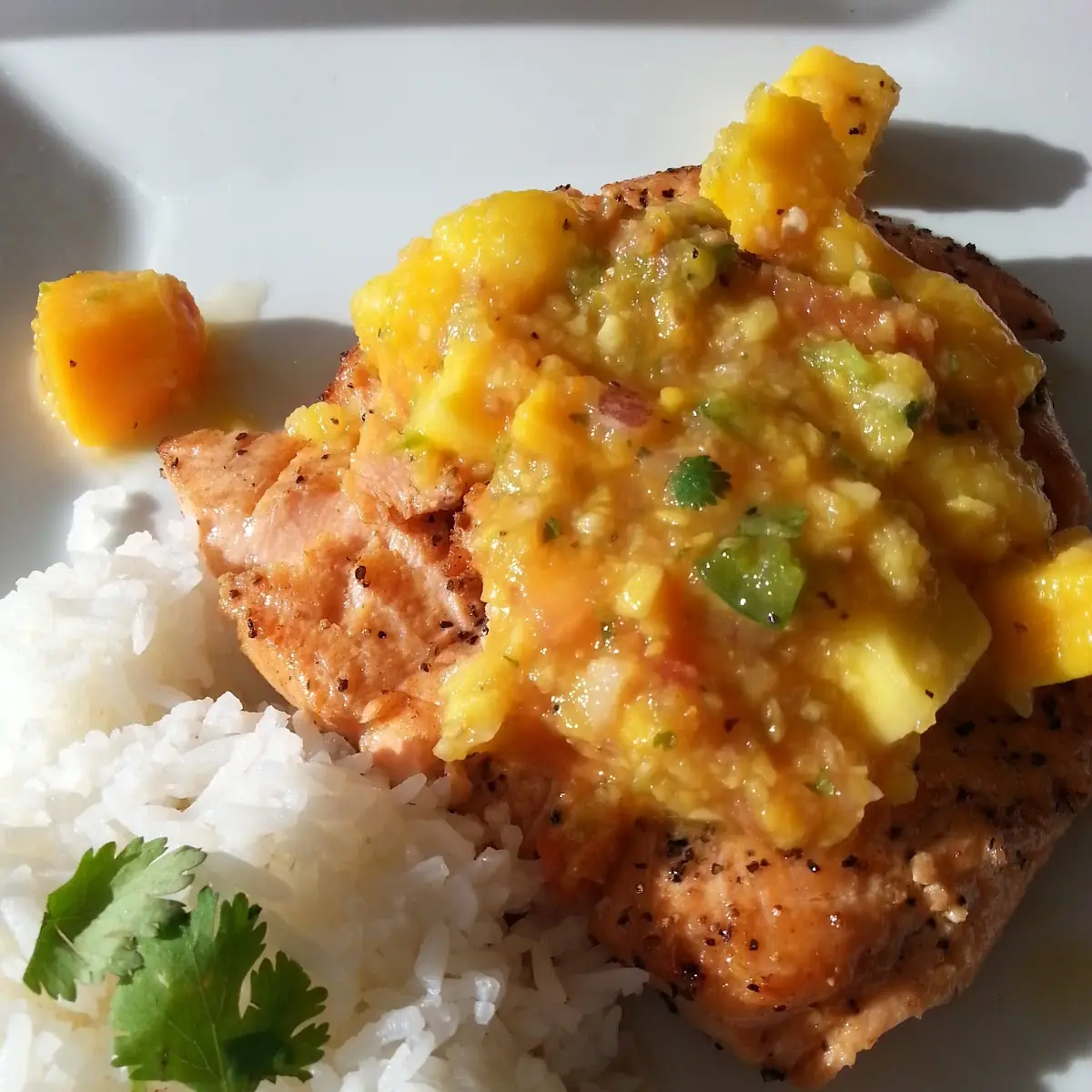 Salmon A la Parrillada