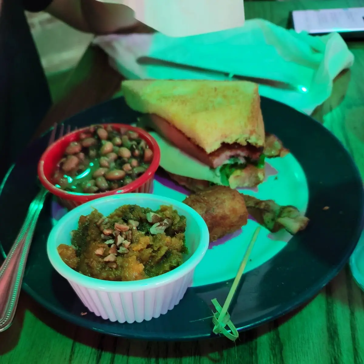 Club Sandwich Black Eyed Peas Sweet Potato Casserole