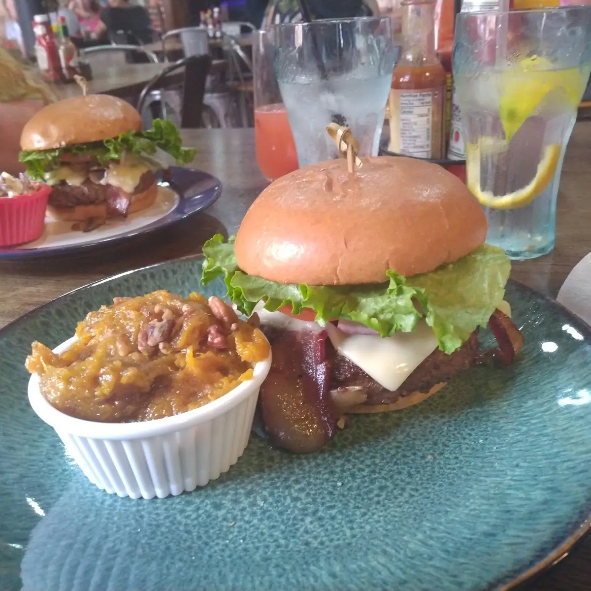 gzbc Burger and Sweet Potato Casserole