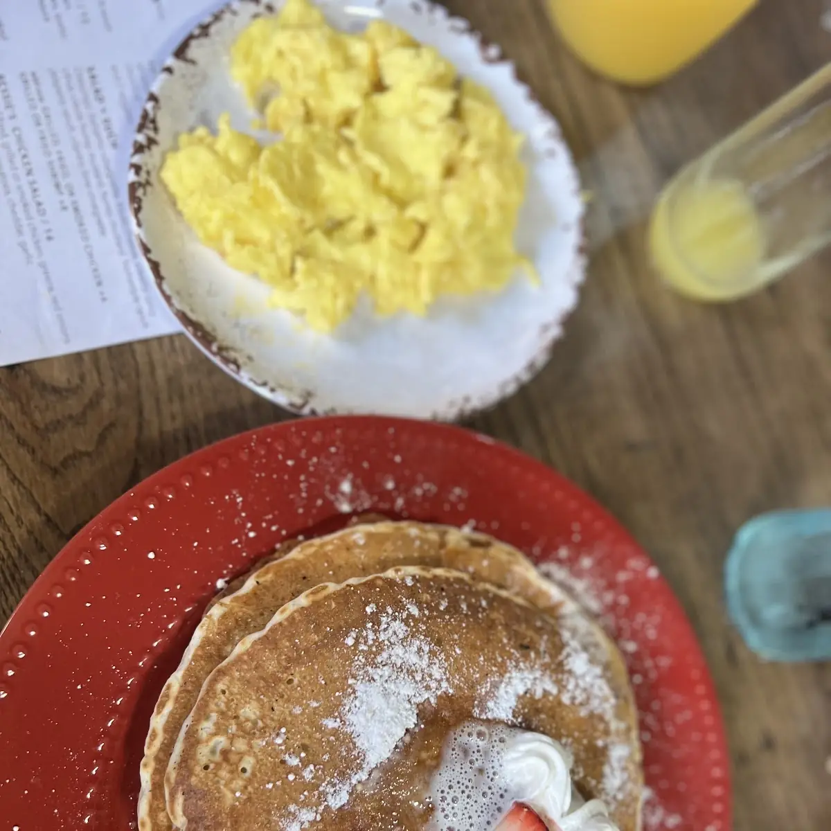 Pancakes and Eggs
