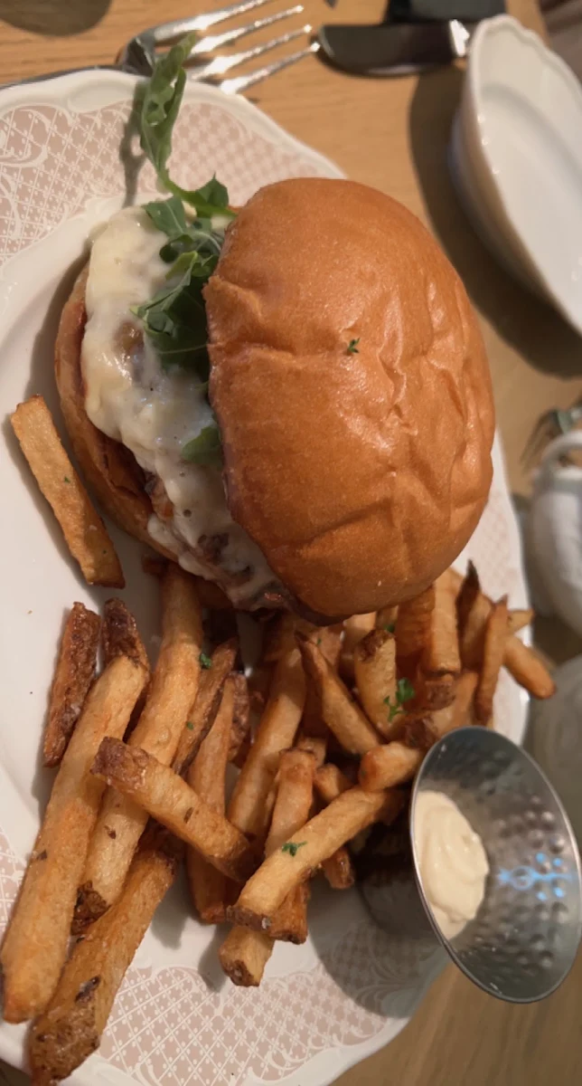 French Onion Burger