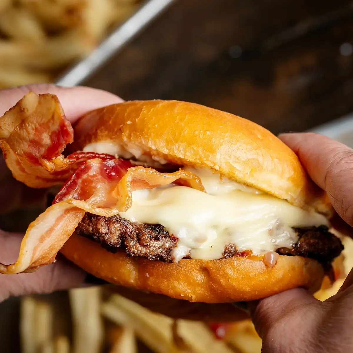 Candied Bacon Smash Burger