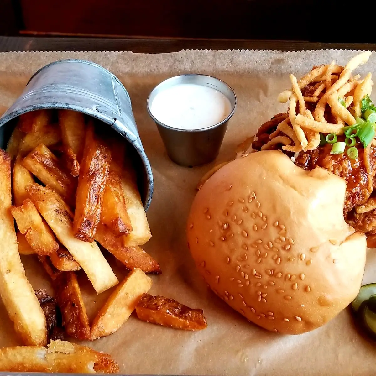 Crab Rangoon Chicken Sandwich