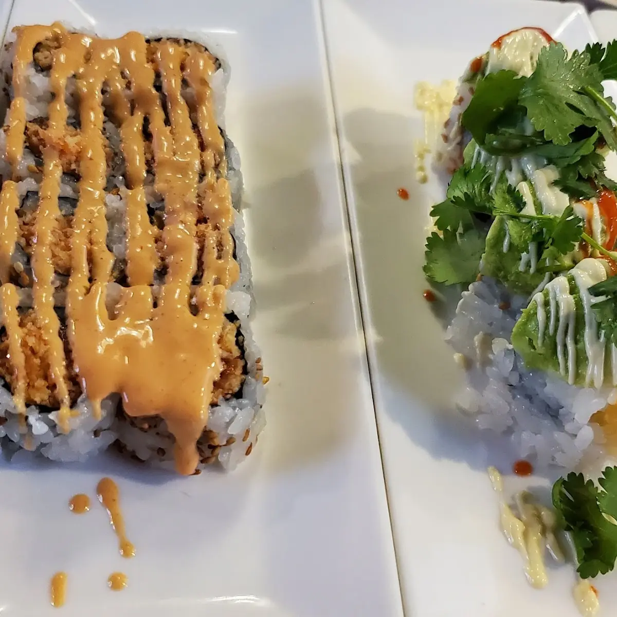 Spicy Tuna Roll and Cancun Roll