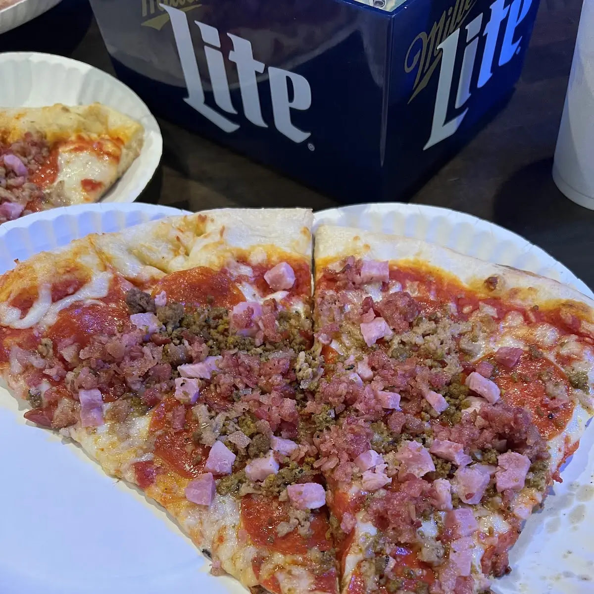 Meat Lovers Pizza Slice