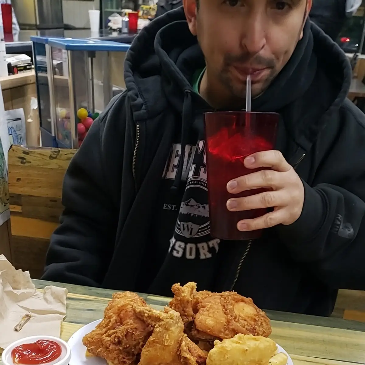 Fried Chicken and Fried Fish