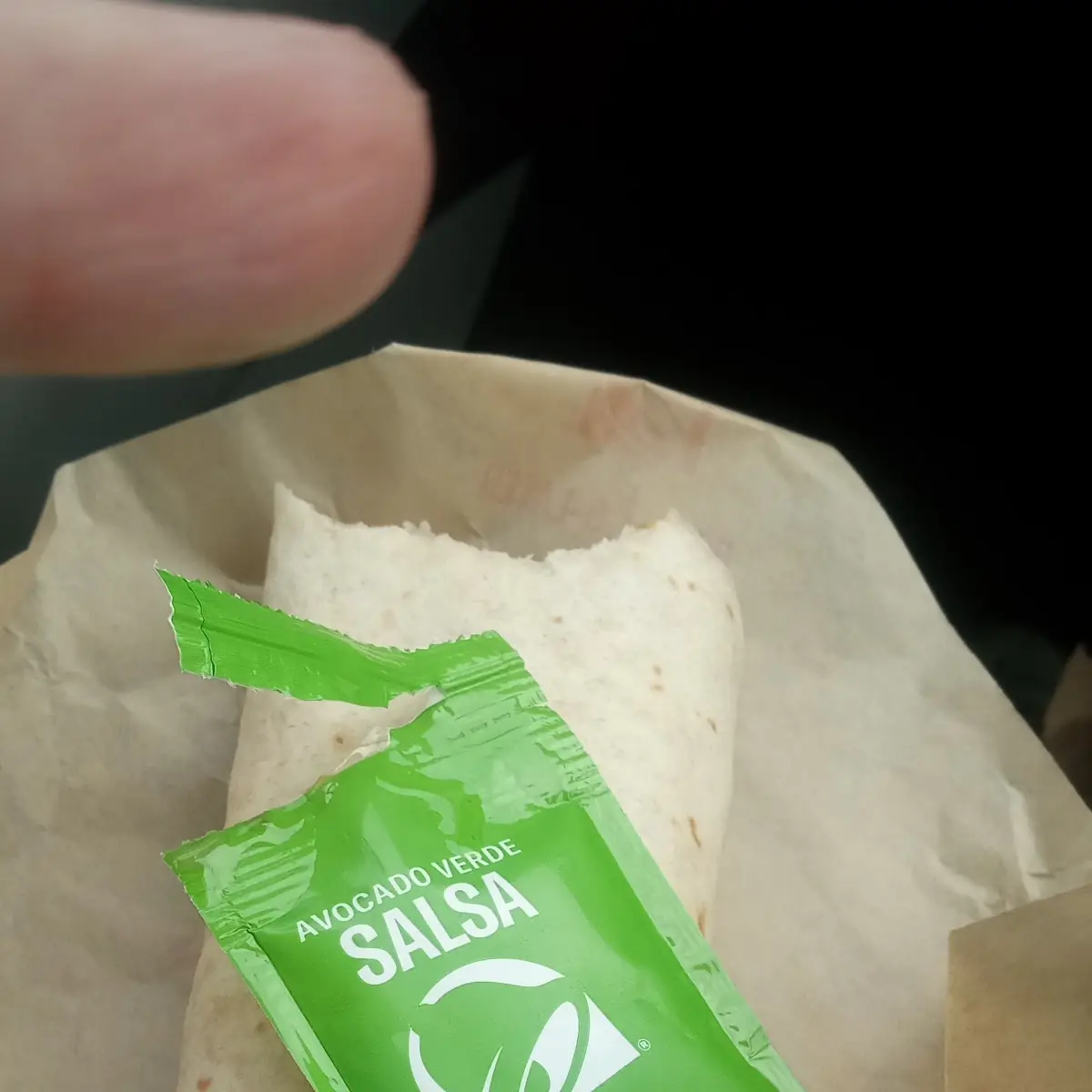 Beefy Five Layer Burrito Avocado Salsa