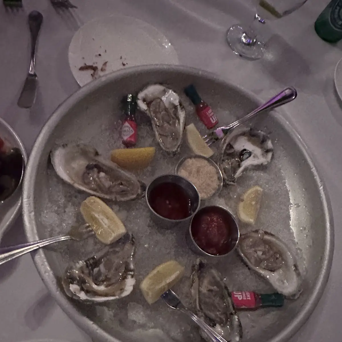 Raw Oysters on the Half Shell