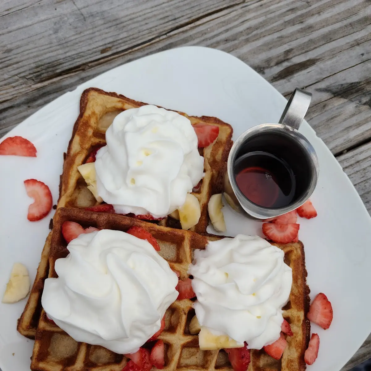 Strawberry Shortcake Waffles