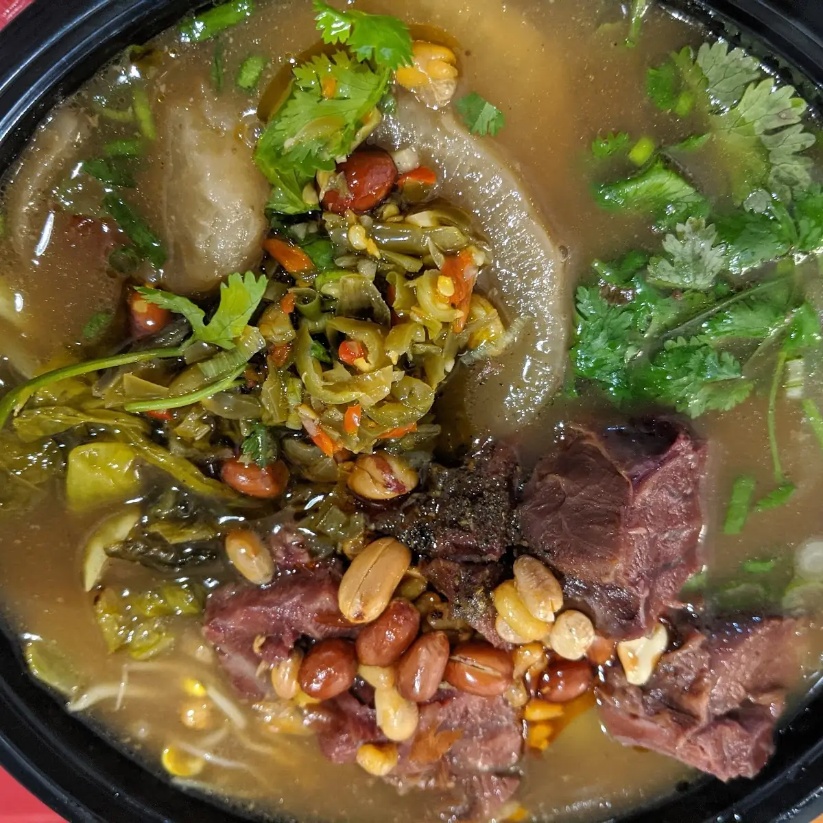 Double Pepper Beef Noodle Soup