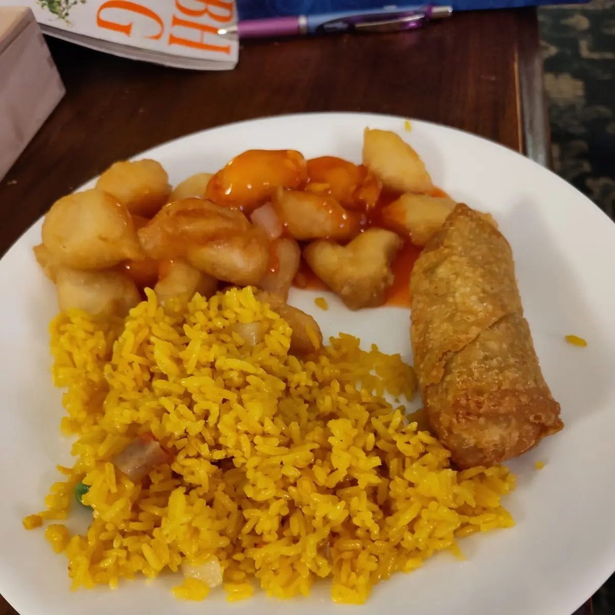 Sweet and Sour Chicken Combination