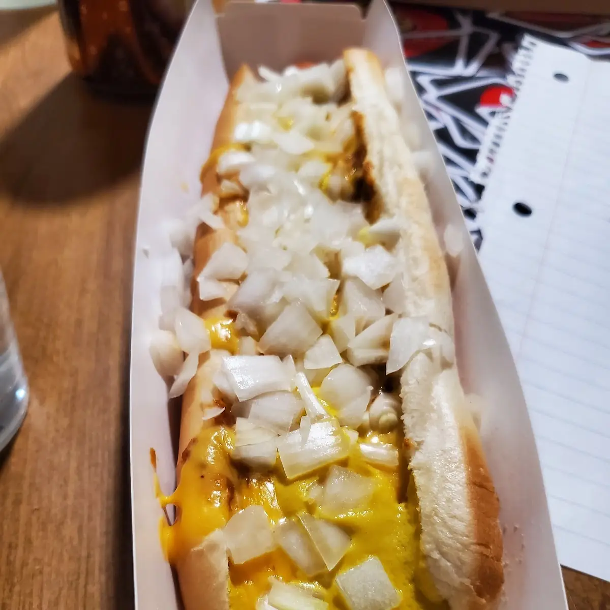 Mustard Covered Coney Dog