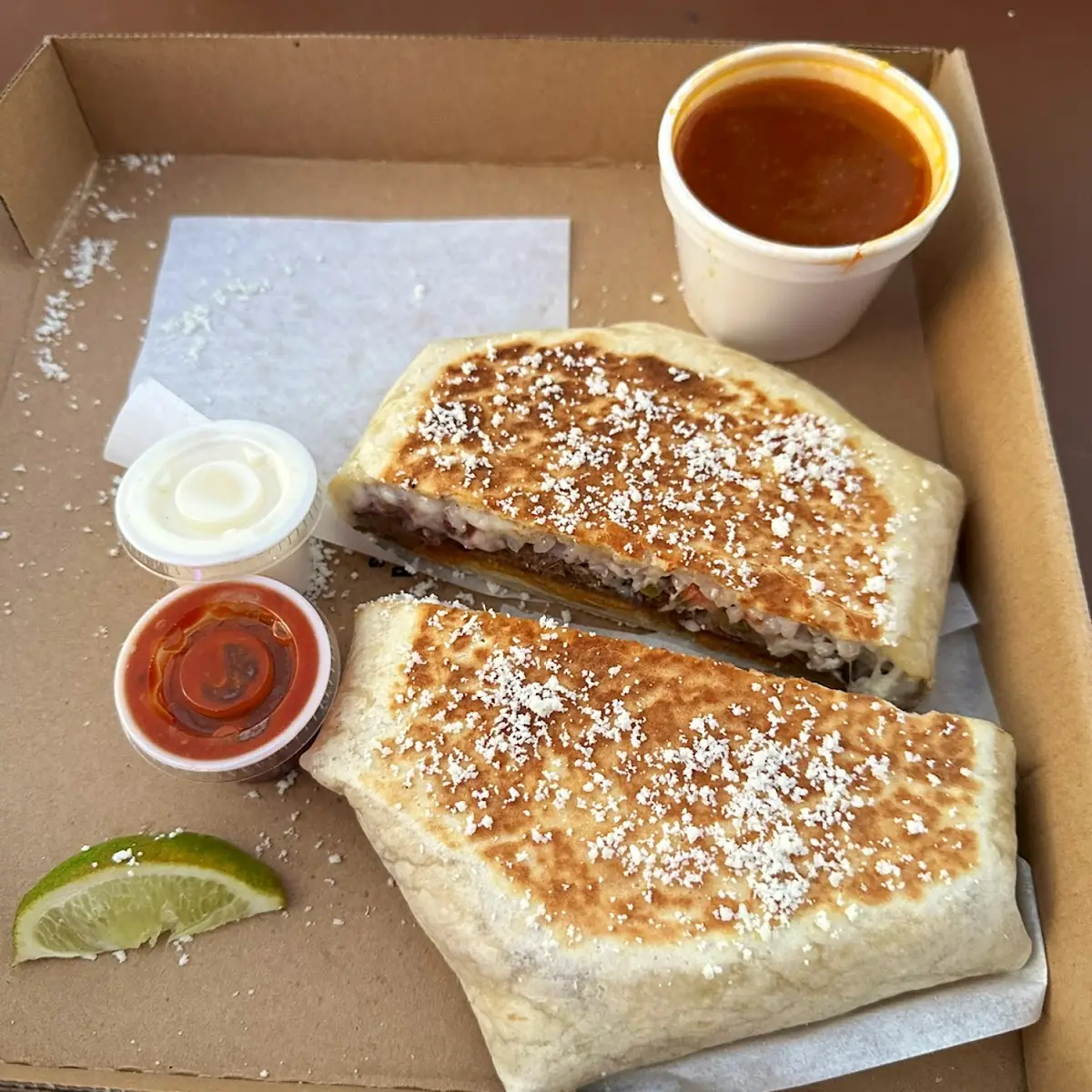 GRILLED STACKED BURRITO -VEGAN