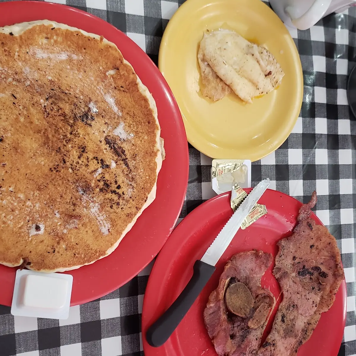 Pancake Country Ham Egg