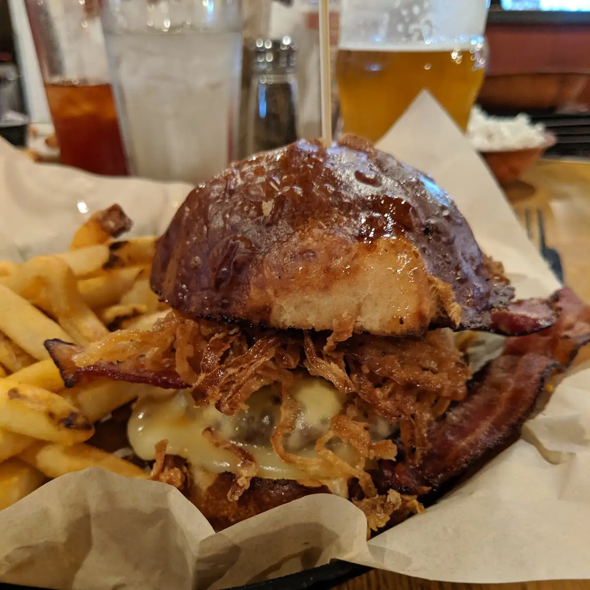 Beer Cheese Juicy Lucy