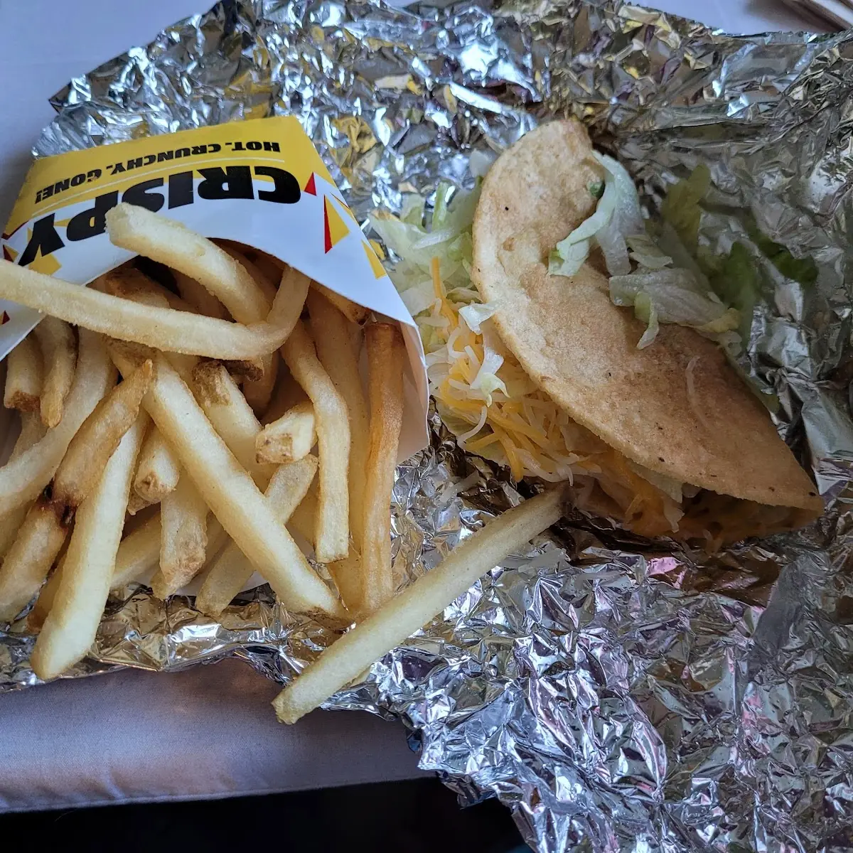 Small Fries & Beef Taco