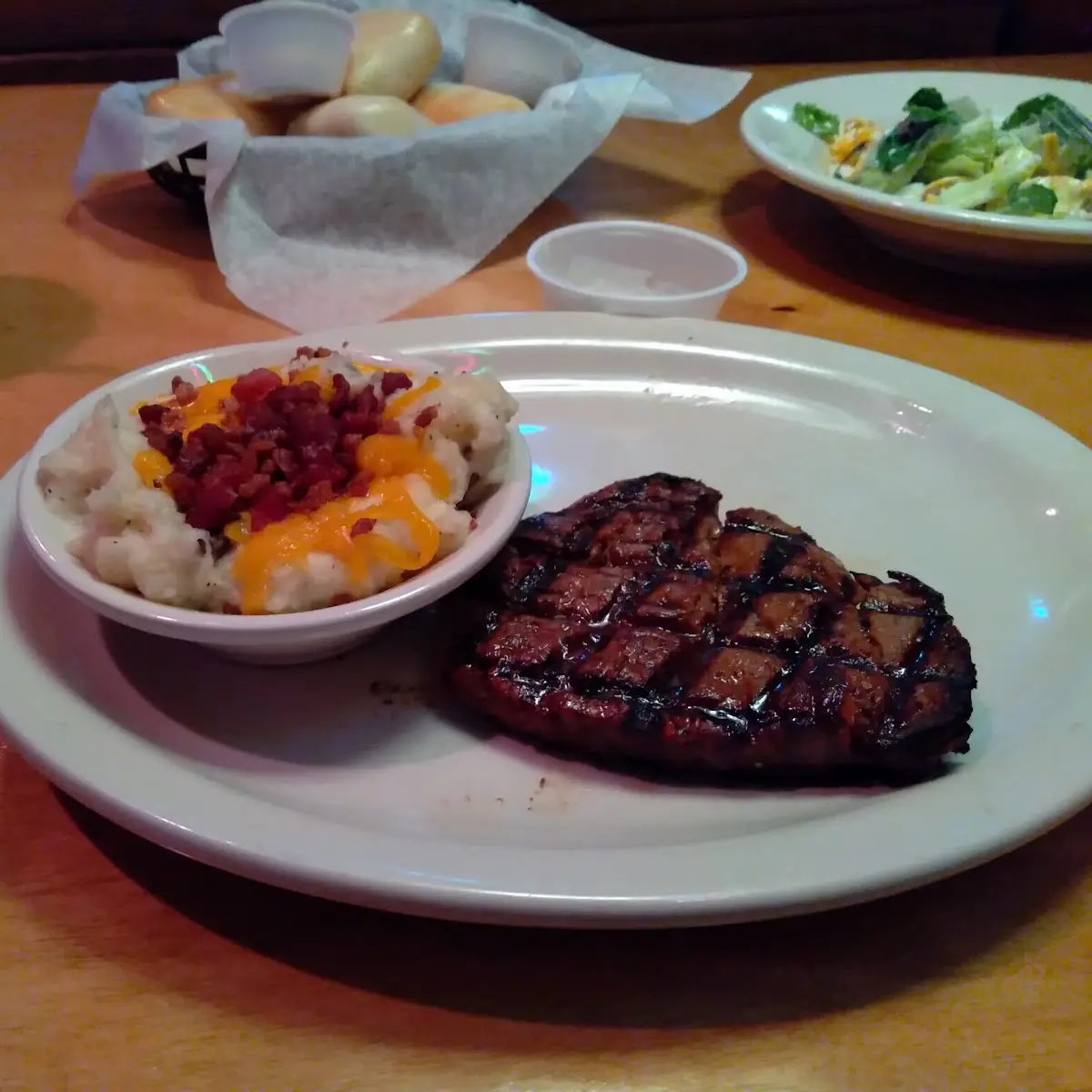 Dallas Filet Mignon with Loaded Mashed Potatoes