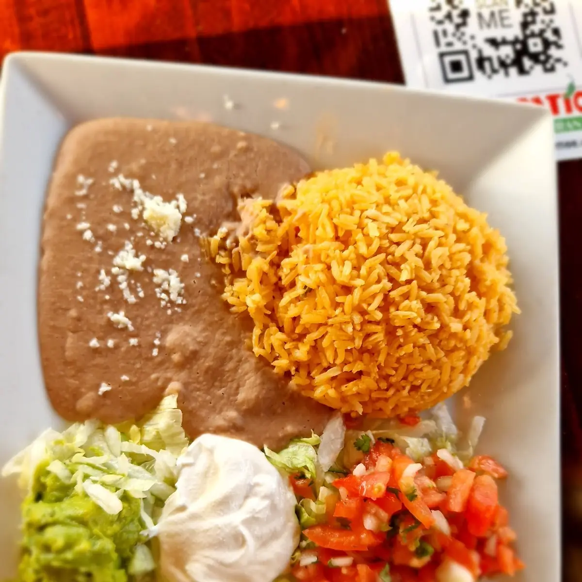 Rice and Refried Beans
