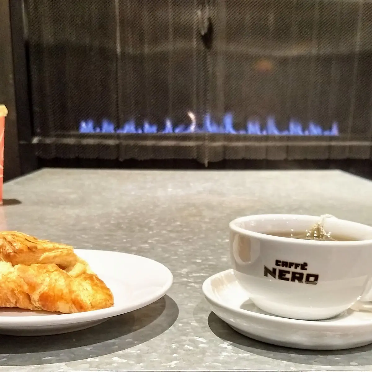 Almond Pastry and Peppermint Tea