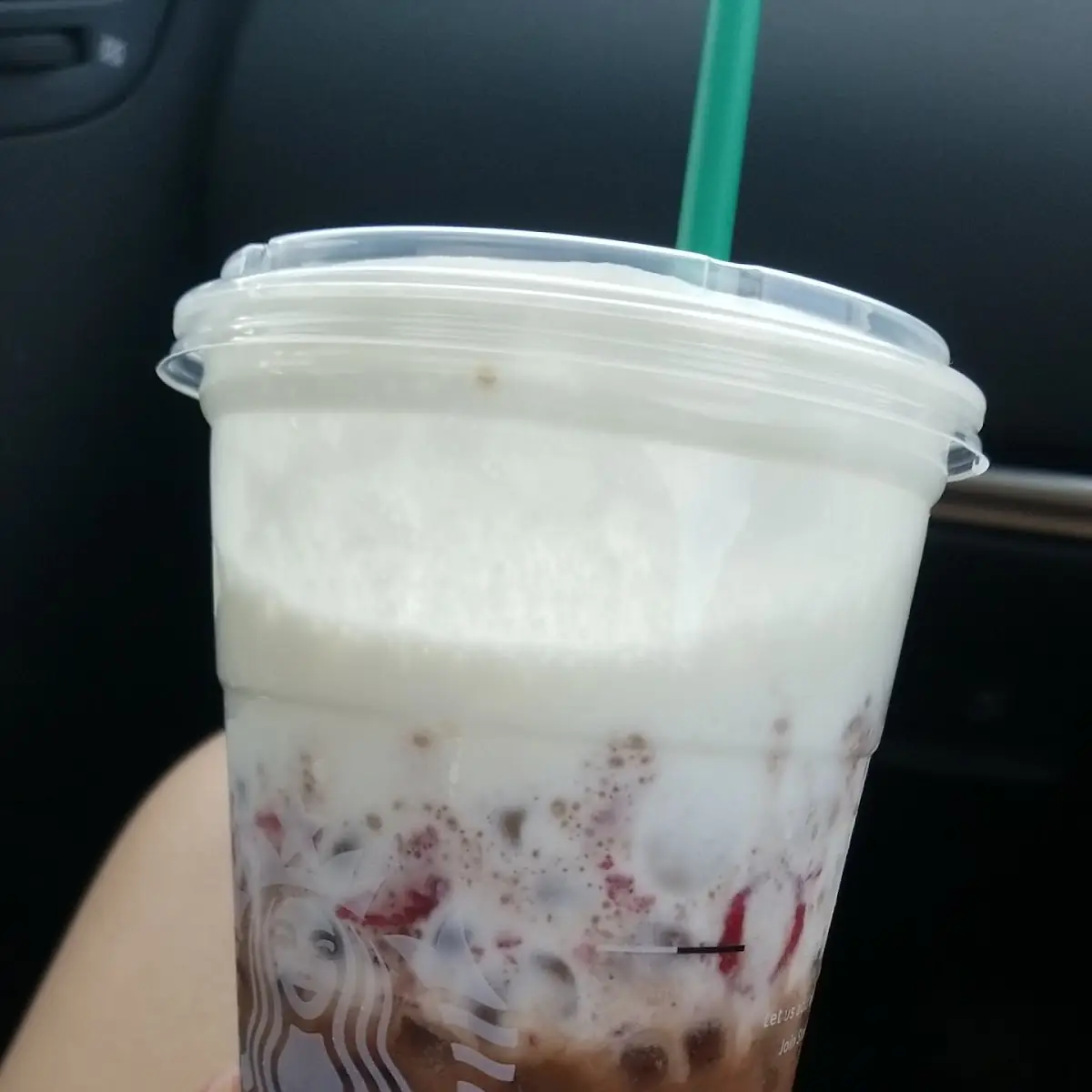 Mocha Pink Drink with Sweet Cold Foam