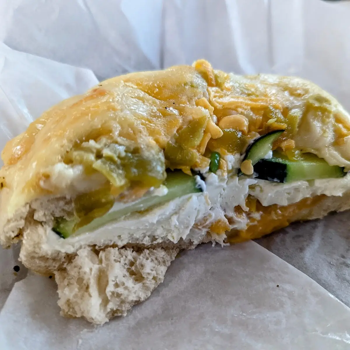 Jalepeno Cheese Bagel
